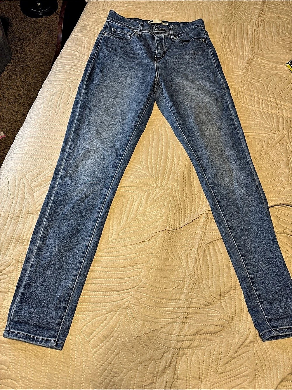Lee Perfectly Slimming Skinny Jeans Blue Size 4